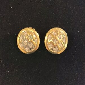 Authentic Vintage Dior GERMANY Clasp Earrings